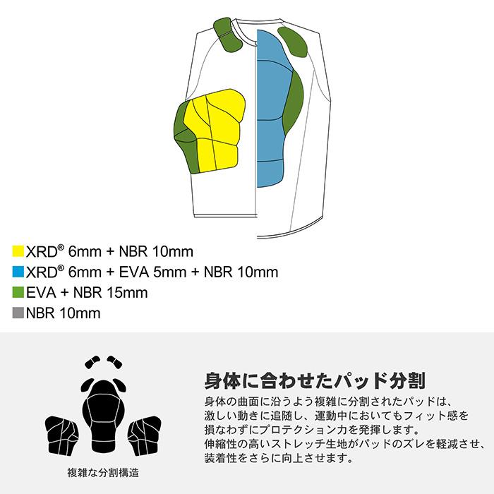 鎧武者 ヨロイムシャ プロテクター PROTECTOR VEST XRD YM-1736 25-26