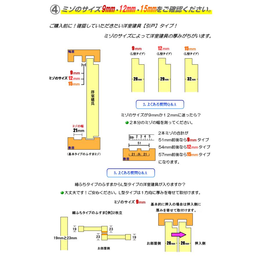 洋室建具 押入れパネルタイプ 高さ：1821〜2100mm×DW910ｍｍまでのオーダー建具になります。 ふすま用のミゾで入れられます。_6