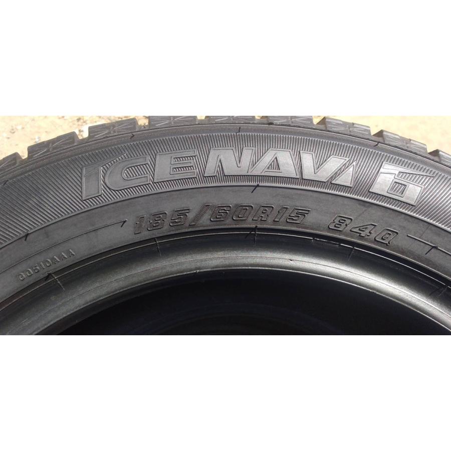 185/60R15 グッドイヤー　アイスナビ 6 中古冬4本　2019 185/60R15 グッドイヤー アイスナビ 6 中古冬タイヤ4本 2019
