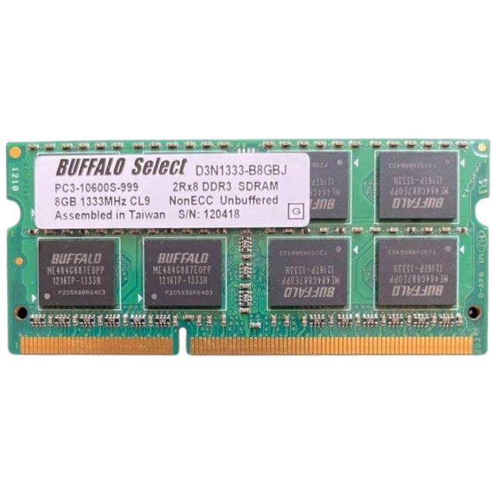 BUFFALO（バッファロー） BUFFALO 8GB PC3-10600S ノートパソコン用メモリ : 双羽ストア - 通販 - Yahoo ...