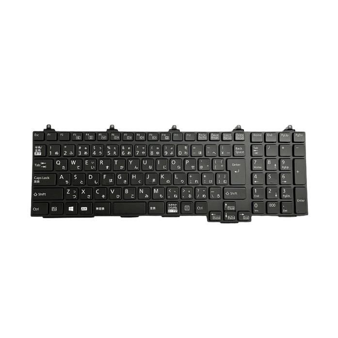 LIFEBOOK A 修理交換用 / Fujitsu 黒キーボード テンキー付き LIFEBOOK A 修理交換用 / Fujitsu 黒キーボード テンキー付き