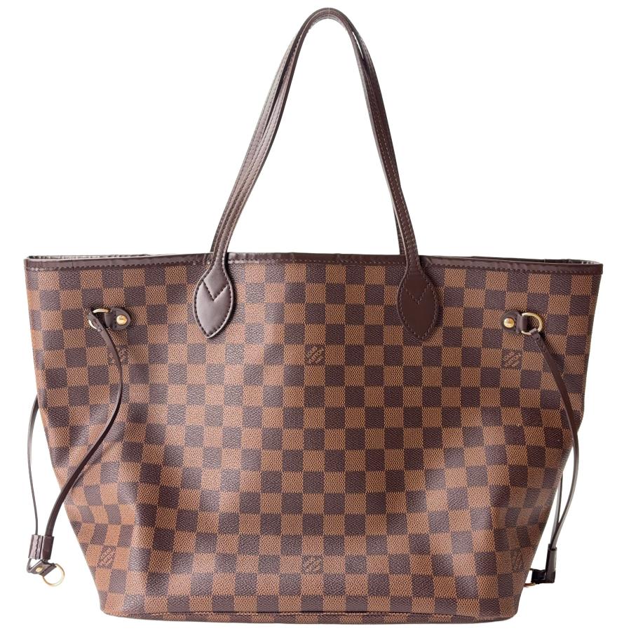 【美品】ヴィトン／トートバッグ／ダミエ 中古 ＜ルイ・ヴィトン / LOUIS VUITTON＞ ネヴァーフルMM トート