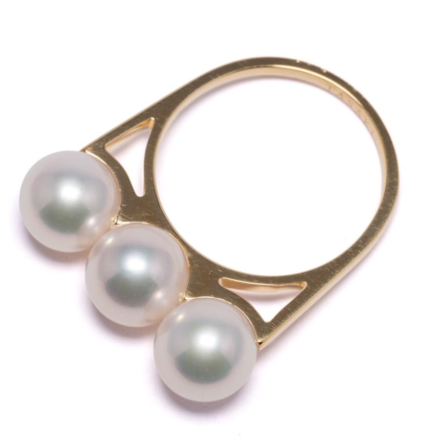 中古 ＜タサキ / TASAKI＞ バランス エラ リング K18 パール 15号