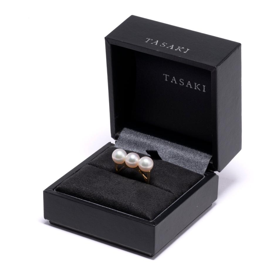 中古 ＜タサキ / TASAKI＞ バランス エラ リング K18 パール 15号