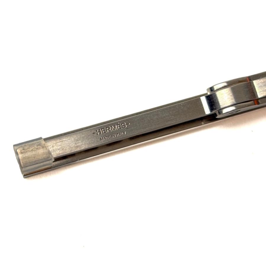中古 ＜エルメス / HERMES＞ タイバー ネクタイピン リヴァプール ワニ
