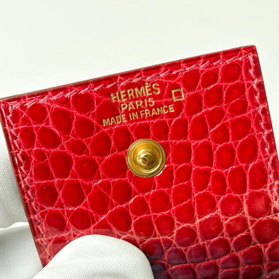 中古 ＜エルメス / HERMES＞ 付箋ケース アリゲーター : フタバ