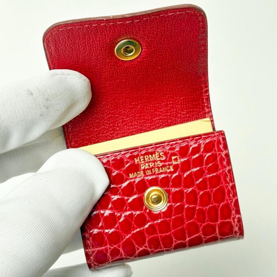 中古 ＜エルメス / HERMES＞ 付箋ケース アリゲーター : フタバ