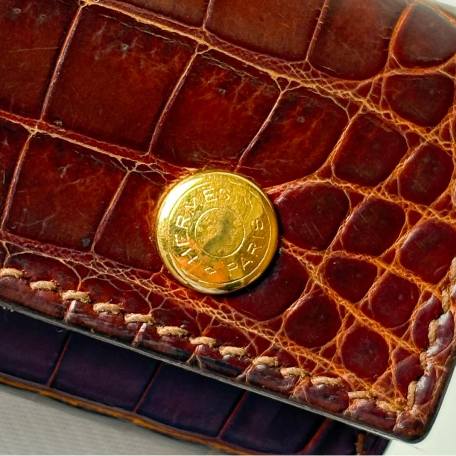 中古 ＜エルメス / HERMES＞ キーケース クロコダイル ニロティカス