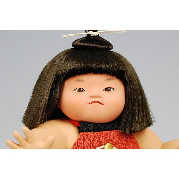 江戸節句人形】五号 裸金太『碧』 幸一光作−人形のフタバ【送料・代引