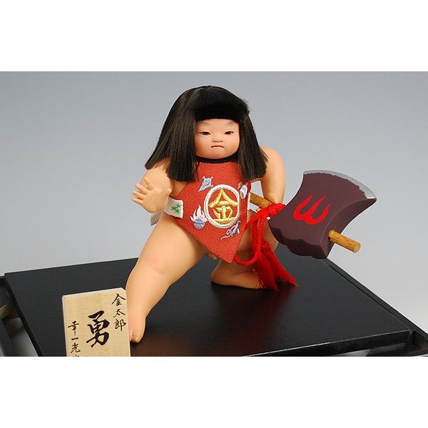 江戸節句人形】七号 裸金太『勇』 幸一光作−人形のフタバ【送料・代引