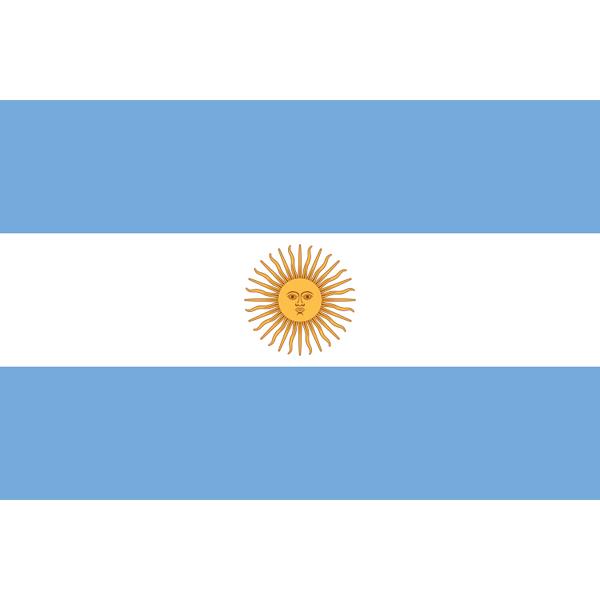 【外国旗】アルゼンチン国旗（テトロントロピカル）　サイズ：90×135cm【領収書発行】｜futaba-sousyoku