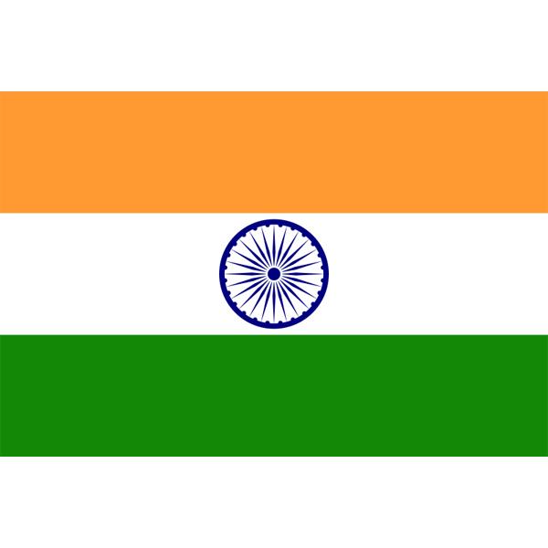 【外国旗】インド国旗（テトロントロピカル）　サイズ：70×105cm【領収書発行】｜futaba-sousyoku