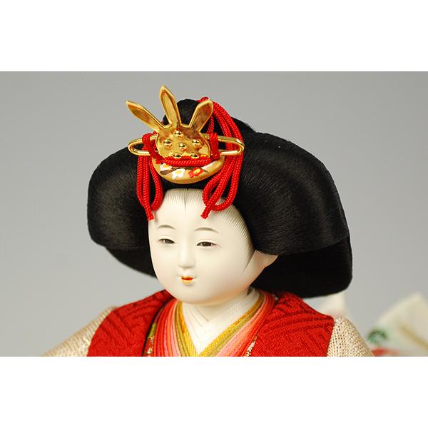 松寿雛（松竹梅の丸文様）　小出松寿作−人形のフタバ