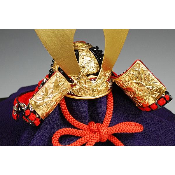 江戸甲冑】四分の一 竹雀赤糸縅之御甲冑 加藤一冑作−人形のフタバ