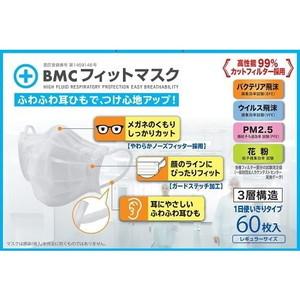 BMCフィットマスク　レギュラー　60枚＊配送分類:1｜futaba28