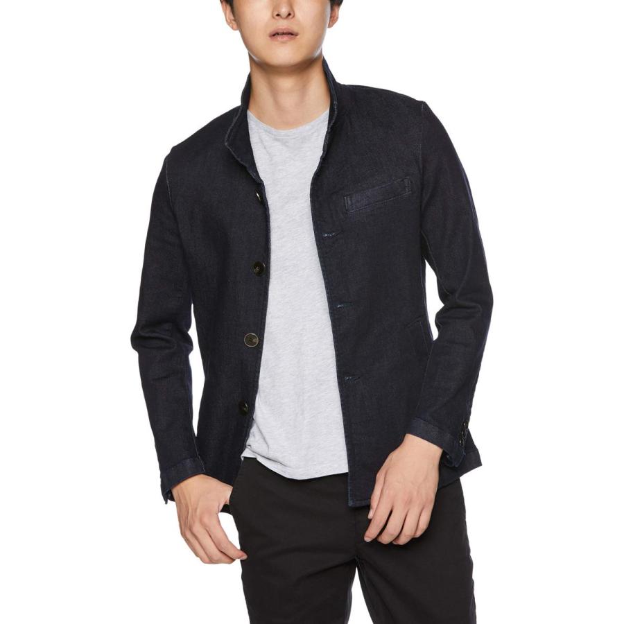 (ラトルトラップ) RATTLE TRAP ストレッチデニムスタンドカラーブルゾン M ネイビー