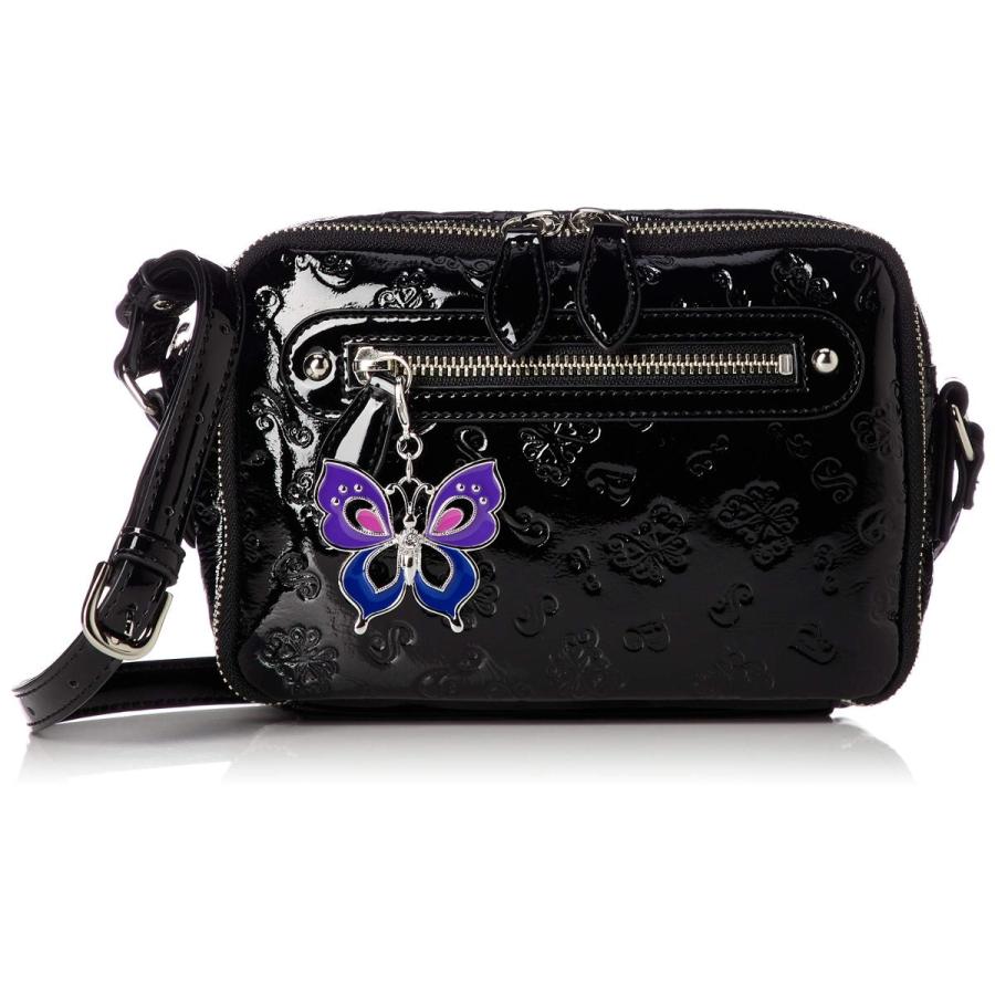 売り尽 アナ スイ ショルダーバッグ 斜めかけバッグ エリス ブラック 柔らかい Trusted Handyman Co Uk