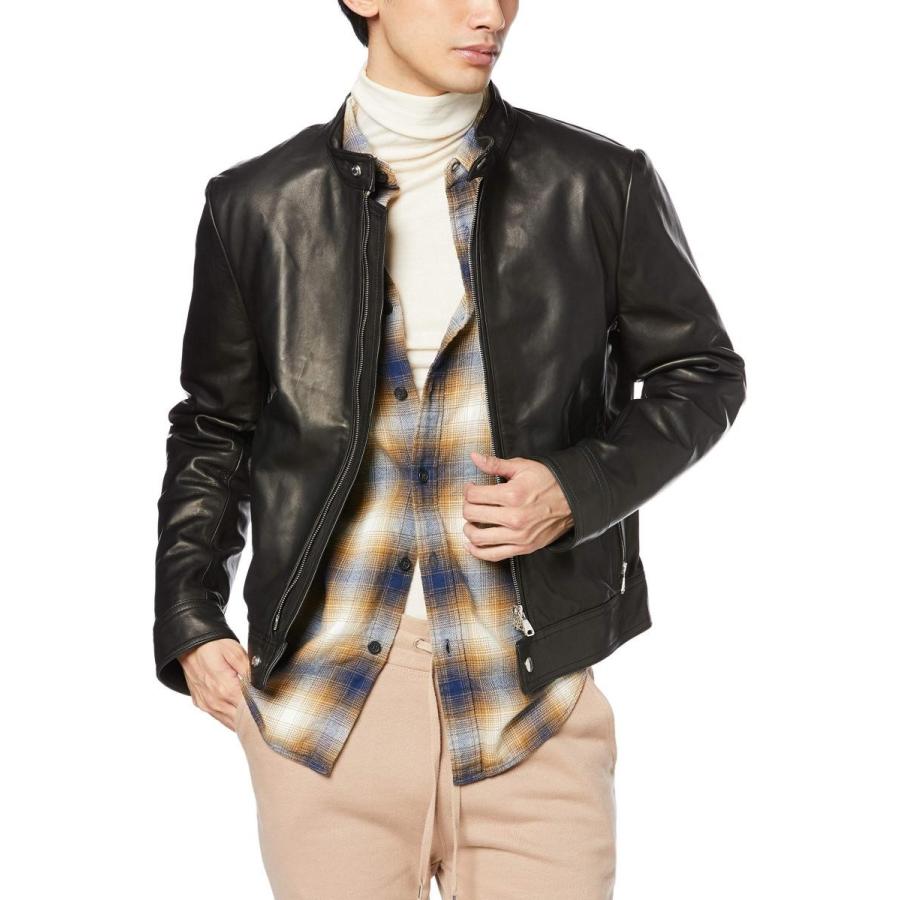 エンメティ レザーライダースジャケット 19 aiレザーシングルライダースジャケット Andrea アンドレア Nc メンズ 190 1ブラック Eu 48 日本サイズm相当 Www Wearefromdust Org