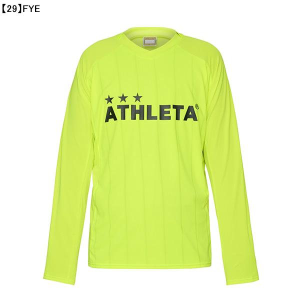 【ネコポス送料無料】 アスレタ ATHLETA プラクティスシャツ 02394 サッカー フットサル プラシャツ 長袖 練習着 メンズ｜futaba｜08