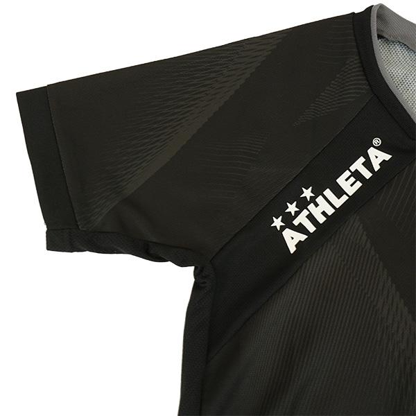 ATHLETA 長袖シャツ 黒 グレー サイズ0 アビスパ福岡練習着 ATHLETA アスレタ 定番チーム対応GKシャツ 長袖(グレー) 18010 GRY