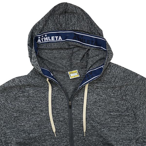 アスレタ ATHLETA カラー杢スウェットZIPパーカー 03359 サッカー フットサル カジュアル フード 吸汗速乾 トレーニングウェア メンズ | ATHLETA | 07