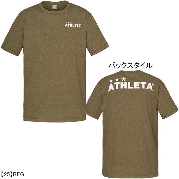 【ネコポス送料無料】 アスレタ ATHLETA Tシャツ 03374 サッカー フットサル カジュアル ロゴT 普段着 半袖 メンズ｜futaba｜08