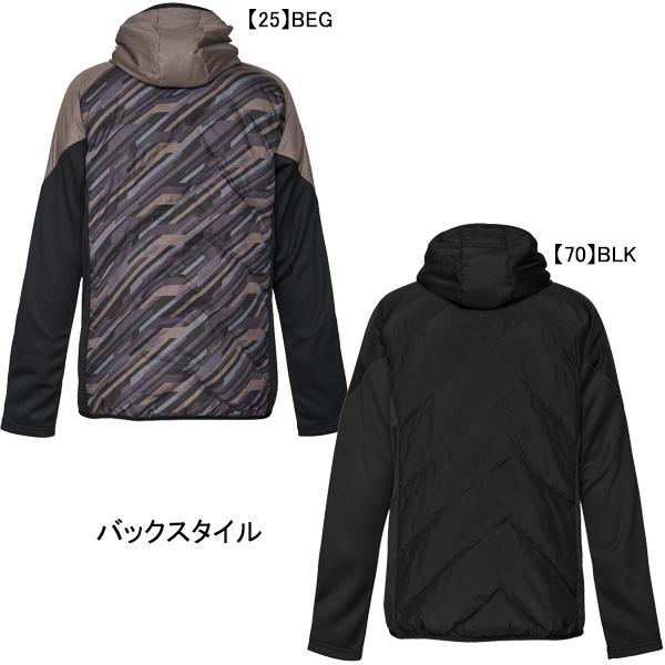 ATHLETA 中綿ジャケット メンズM グレー フード付き 防寒 アスレタ ATHLETA（アスレタ） 中綿ウォームジャケット 04153 サッカー