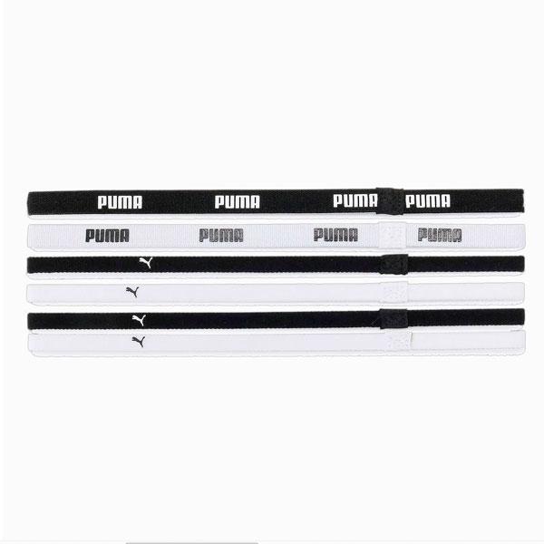 【ネコポス選択可】プーマ PUMA トレーニング AT スポーツ バンド 6本 053452 ランニング ジム ヘアバンド ヘッドバンド 6本組 | PUMA | 01