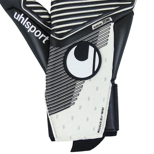 パワーライン|アブソルートグリップ|フレックス|ハーフネガティブ　ホワイト×ブラック　【Uhlsport|ウールシュポルト】サッカーフットサルゴールキーパーグローブ1011307-24 uhlsport（ウールシュポルト） パワーライン アブソルートグリップ