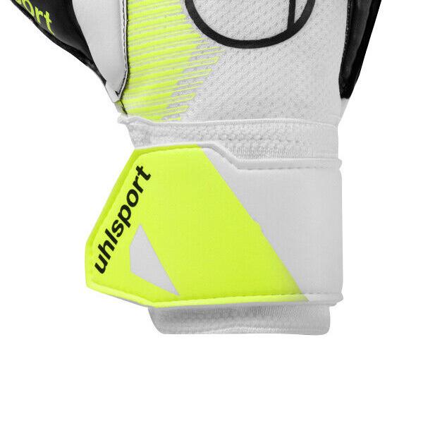 ウールシュポルト uhlsport ソフト アドバンスド 1011355-01 サッカー キーパーグローブ GKグローブ ゴールキーパー ホワイト フローイエロー ブラック｜futaba｜04