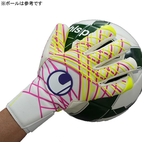 ウールシュポルト uhlsport プレディクション アブソルートグリップ ハーフネガティブ メニャン 1011394-01 サッカー キーパーグローブ GKグローブ ホワイト_2