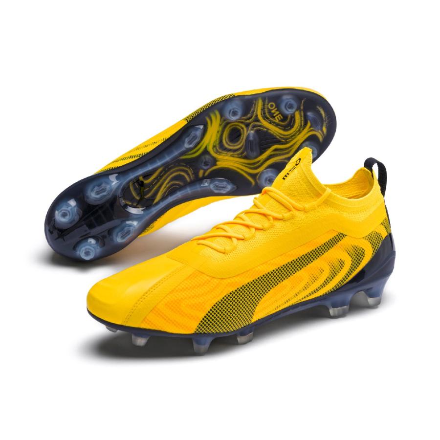 プーマ ワン 1 Fg Ag Puma 01 イエロー ブラック 黄 サッカースパイク 天然芝 人工芝用 フタバスポーツフットボール店 通販 Paypayモール