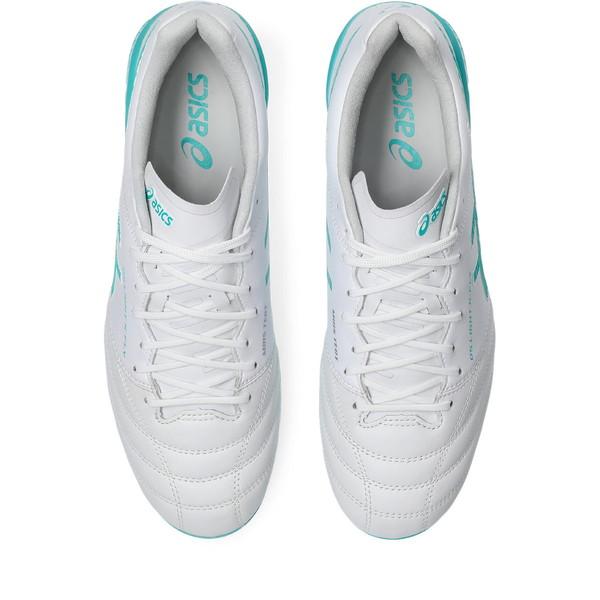 DSライト|X-FLY|5　ホワイト×シーグラス　【asics|アシックス】サッカースパイク1101a047-105 ASICS（アシックス） DS LIGHT X-FLY 5 asics 1101A047-105 ホワイト