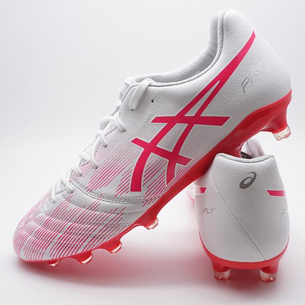 新作 DS LIGHT X-FLY PRO 2 LIMITED アシックス asics 1101A067-100 ホワイト×ピンク サッカースパイク｜futaba｜05