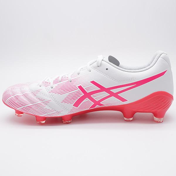 新作 DS LIGHT X-FLY 5 LIMITED アシックス asics 1101A068-100 ホワイト×ピンク サッカースパイク｜futaba｜03