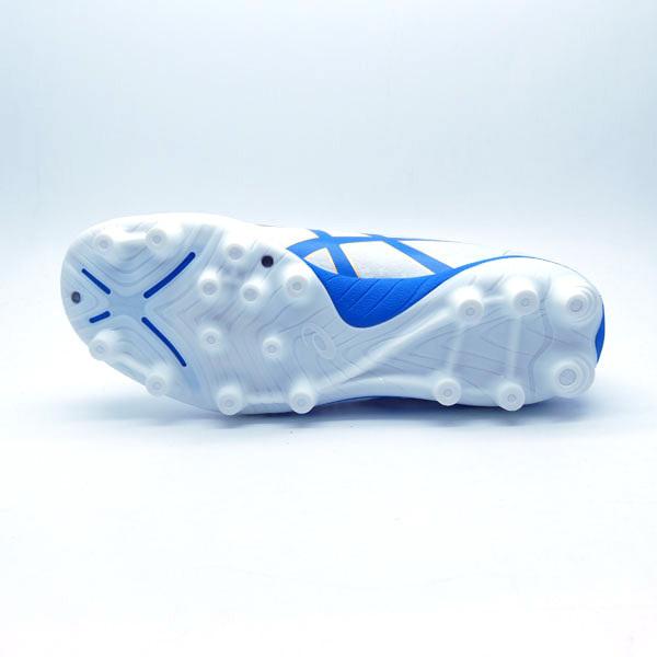 新作 Ultrezza 2 Jr Gs アシックス Asics 1104a042 101 ジュニア ホワイト ブルー サッカースパイク 海外輸入