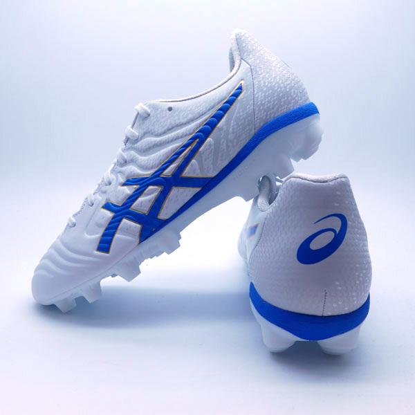 新作 Ultrezza 2 Jr Gs アシックス Asics 1104a042 101 ジュニア ホワイト ブルー サッカースパイク 海外輸入