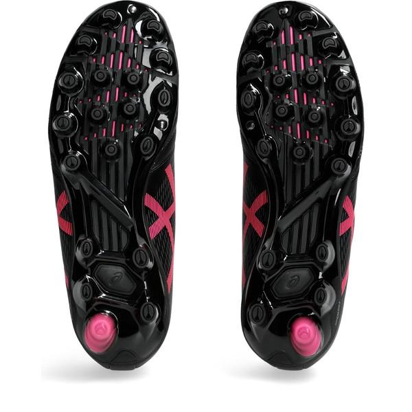 ASICS MORITEX サッカーシューズ スパイク ブラック/ピンク ASICS（アシックス） DS LIGHT JR GS asics 1104A054-001 ブラック