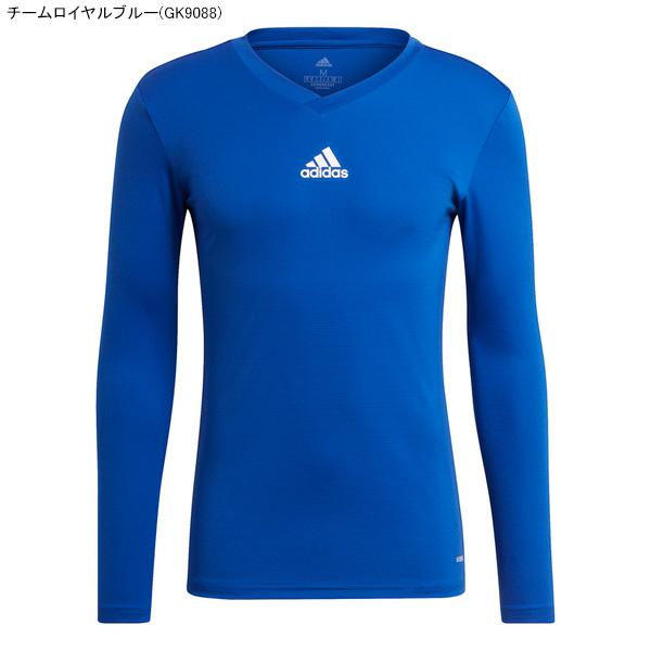 【ネコポス送料無料】 アディダス adidas TEAM LSベイスレイヤー 22999 サッカー フットサル インナーシャツ 長袖 伸縮 メンズ｜futaba｜07