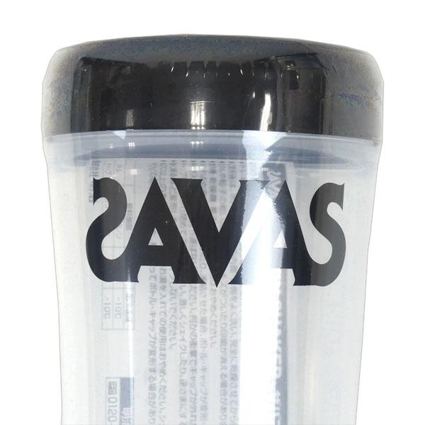 ザバス SAVAS プロテインシェイカー 500mL 2600009 サッカー フットサル スクリューボトル ブラック｜futaba｜05