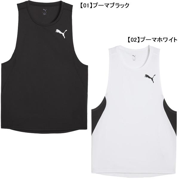 【ネコポス】 プーマ PUMA M CROSS THE LINE シングレット 528190 ランニング 陸上 ノースリーブ ランシャツ メンズ | PUMA
