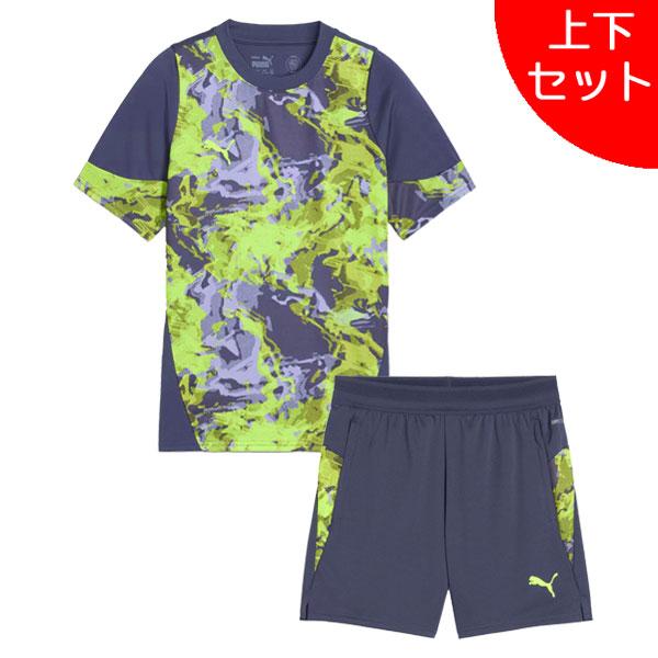 PUMA（プーマ） 【上下セット】 ジュニア INDIVIDUALCUP 半袖 シャツ ショーツ 上下 660197-660203 サッカー ...