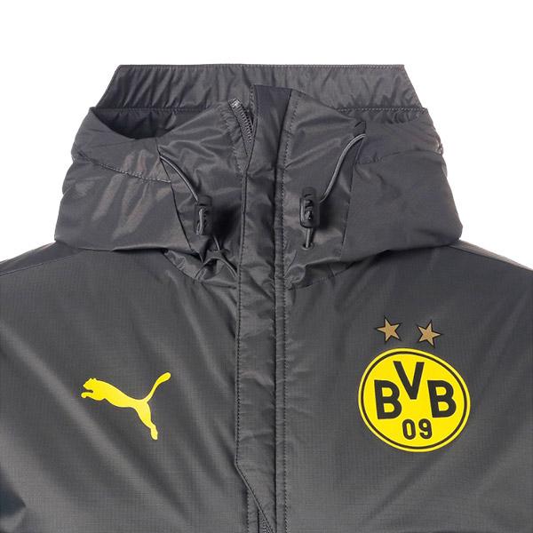 PUMA BVB 09 ドルトムント　フード付きジャケット Lサイズ Borussia Dortmund BVB Authentic Jacket Warm-Up by PUMA Size XL New
