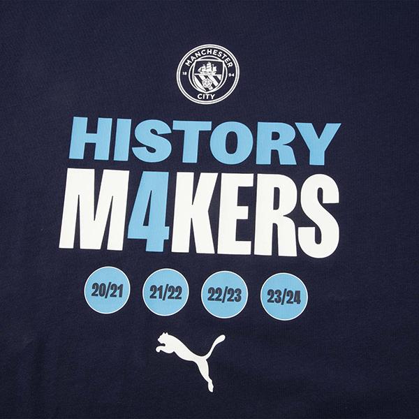 マンチェスター・シティ Puma シャツ Lサイズ PUMA マンチェスターシティ 2023-24 PREMIERE League Winner Tee