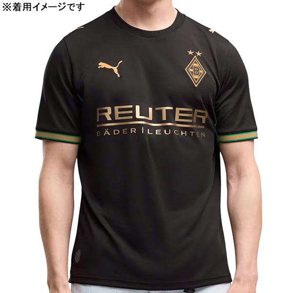 PUMA - ボルシア メンヒェングラートバッハ BMG 2026-07 にせ物 アウェイ 制服 半袖 784007-02 蹴球 プーマブラック ピューマ