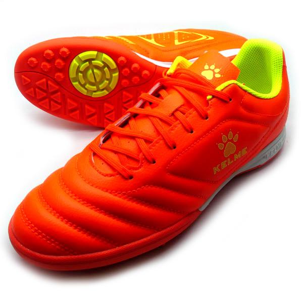ケルメ KELME TFシューズ 871701 メンズ サッカー トレーニングシューズ 土グラウンド 人工芝 屋外フットサル オレンジ 871701907フタバスポーツフットボール店