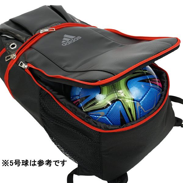 【送料無料】 アディダス adidas ボール用デイパック 27L ADP26BKR サッカー フットサル バックパック リュックサック ボール シューズ収納｜futaba｜05