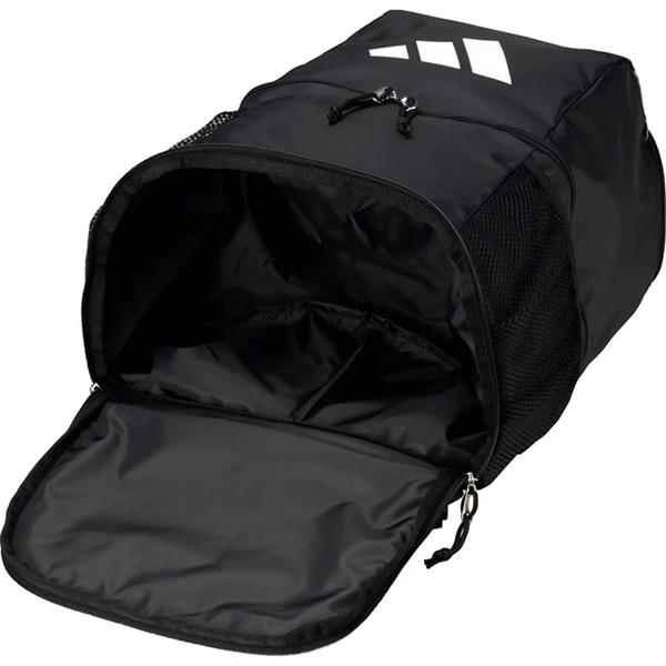 @アディダスサッカーボール用　デイパックボールバック リュック　 黒色×シルバー adidas 【送料無料】 アディダス ボール用デイパック 24L ADP40