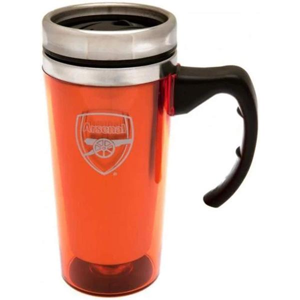 アーセナル ハンドル トラベル マグ 450ml ARSHTRAVELMUG サッカー ステンレス サポーターグッズ プレゼント レッド