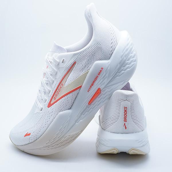 HyperionMax2 ブルックス BROOKS BRW4232-W-CR ホワイト コーラル レディース ランニングシューズ_4